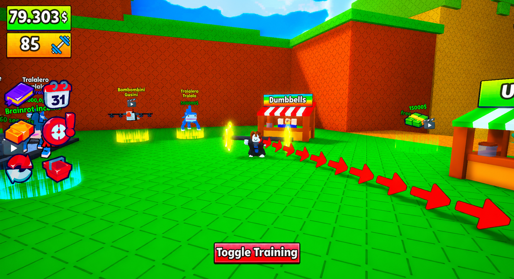 Kick Lucky Blocks for Brainrots! — screenshot 8