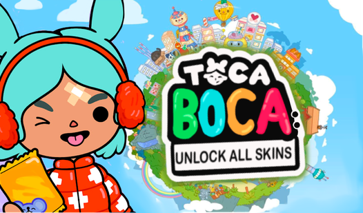 Toсa Boca: Unlock all skins  loading=