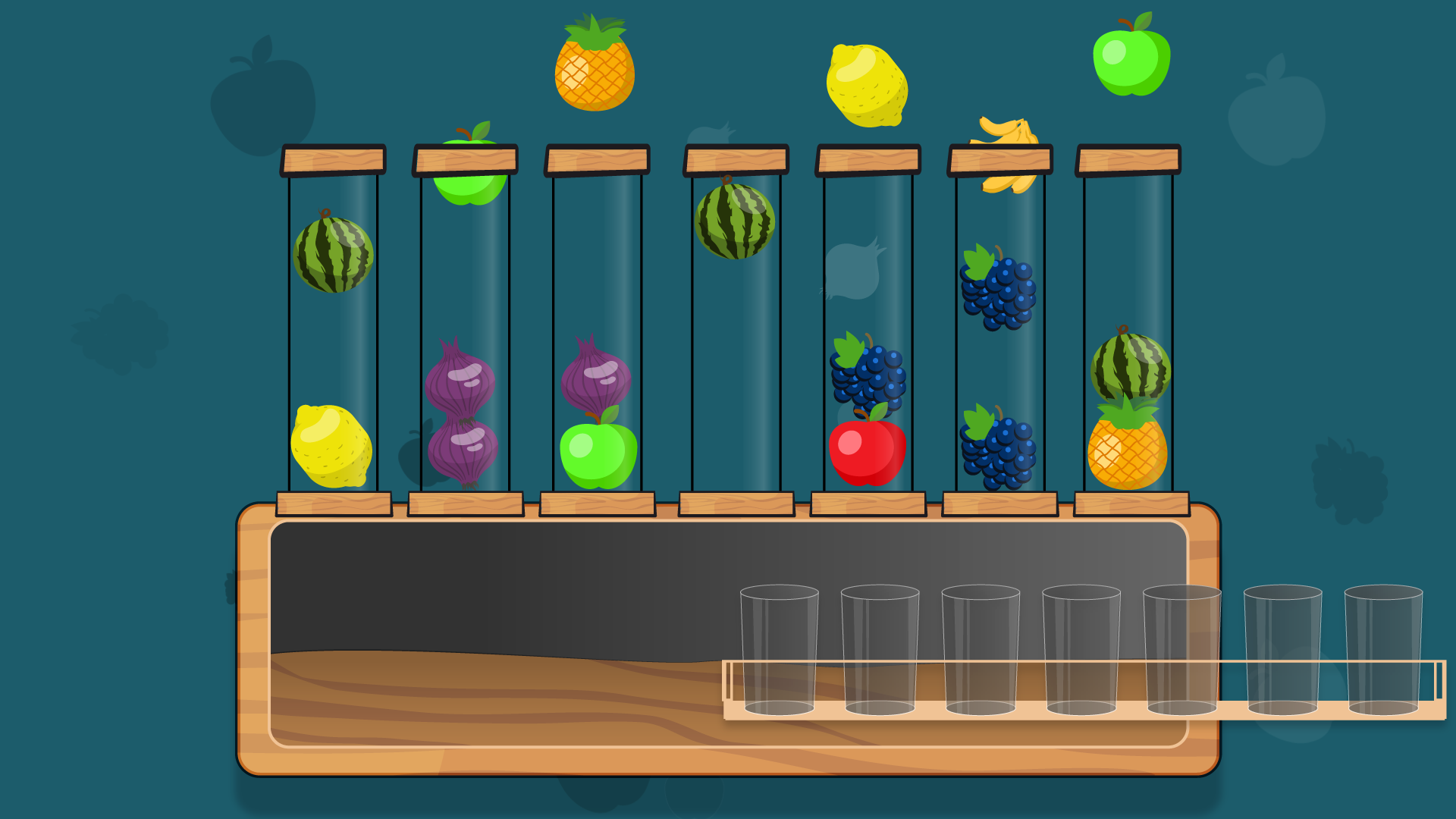 Sort Fruits: balloons screenshot