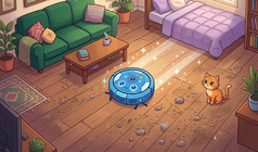 Robot Vacuum: Clean the Rooms