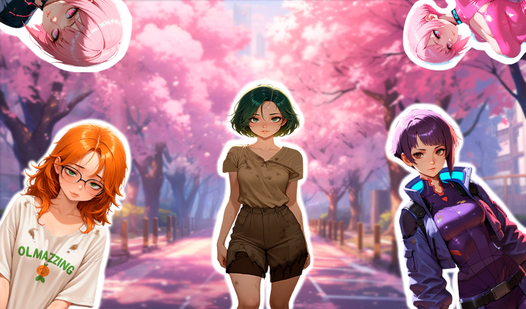Anime Girls: Help the Pretty Girl
