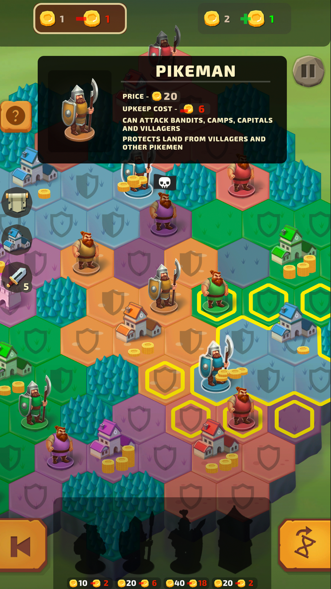 Medieval Conquest : Turn based tactics screenshot 8