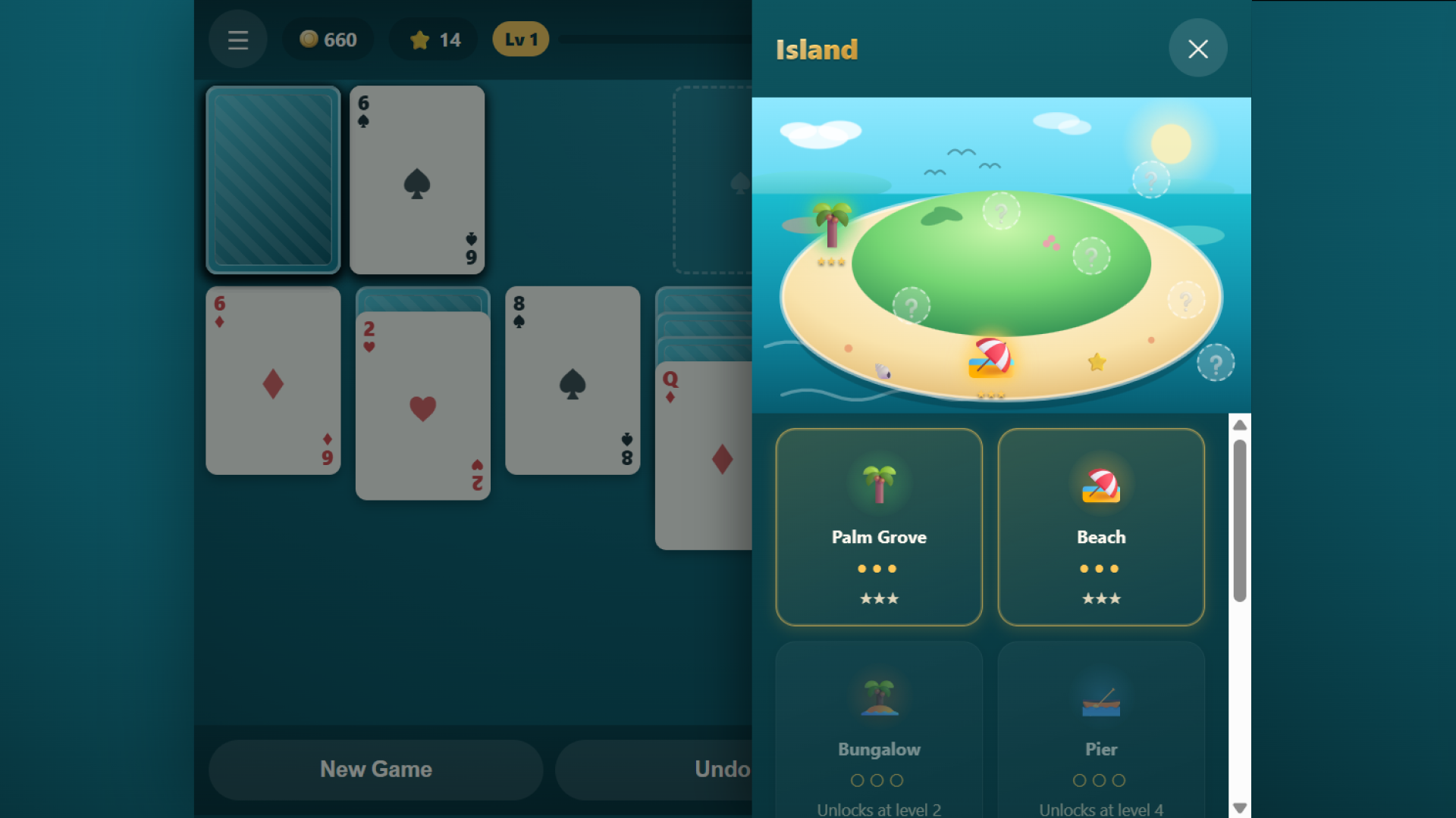 Solitaire: Paradise Island — screenshot 3