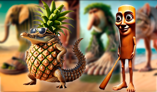 Italian animals 3D