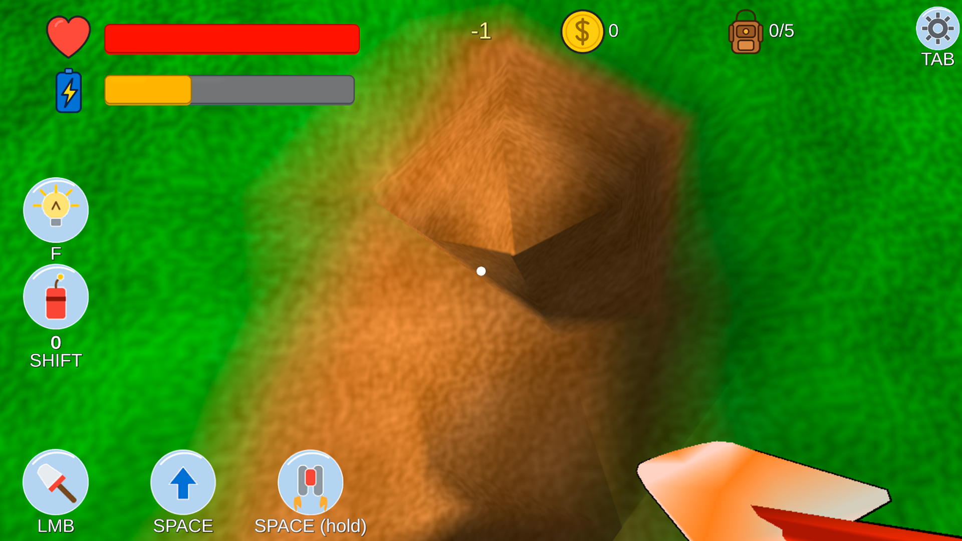 Hole-digging simulator — screenshot 1