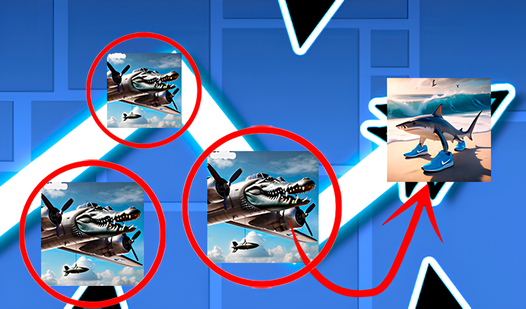Geometri dash: The bosses are neuroanimate!