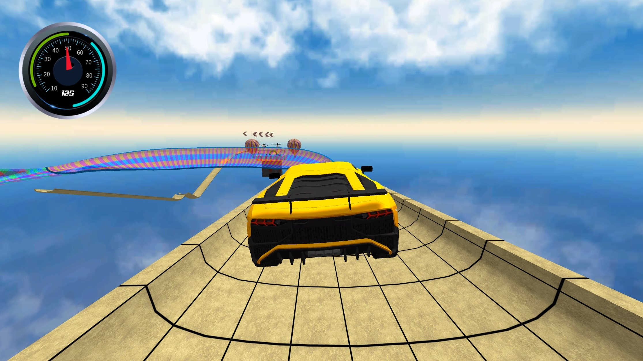Superhero car stunts screenshot