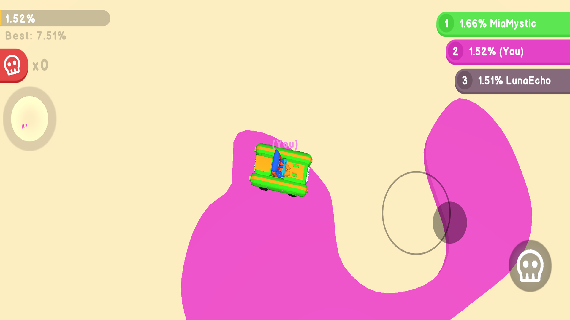 Paper io screenshot