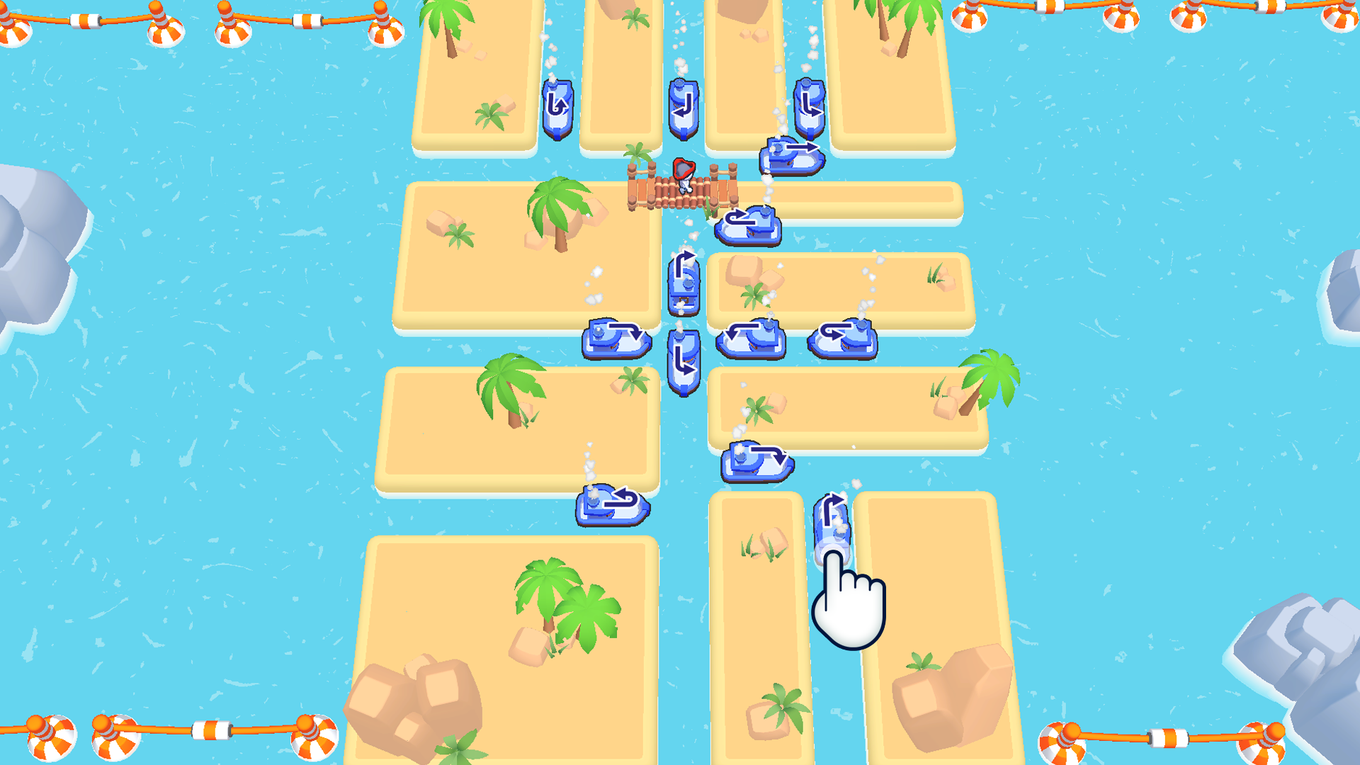 Traffic jam on the River! Untangle the Boats screenshot