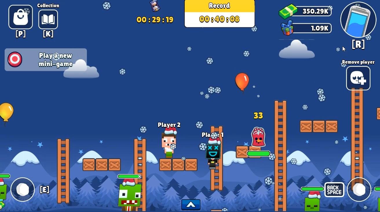 Snowy Adventures with Noob and Pro! screenshot