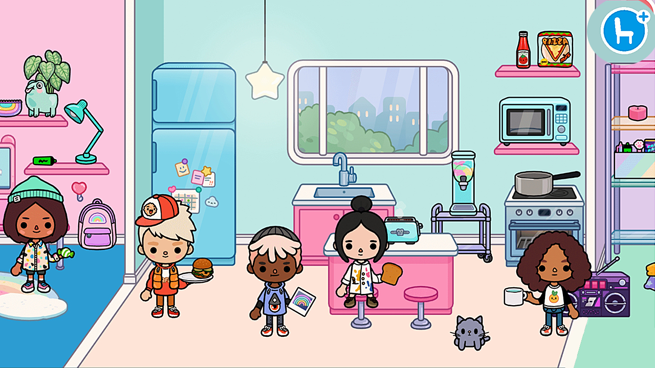 Toca Boca Rainbow House screenshot