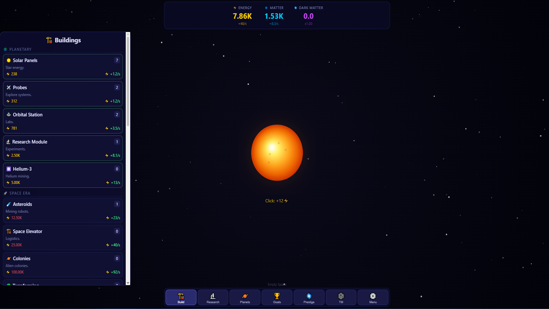 Cosmos Tycoon — screenshot 1