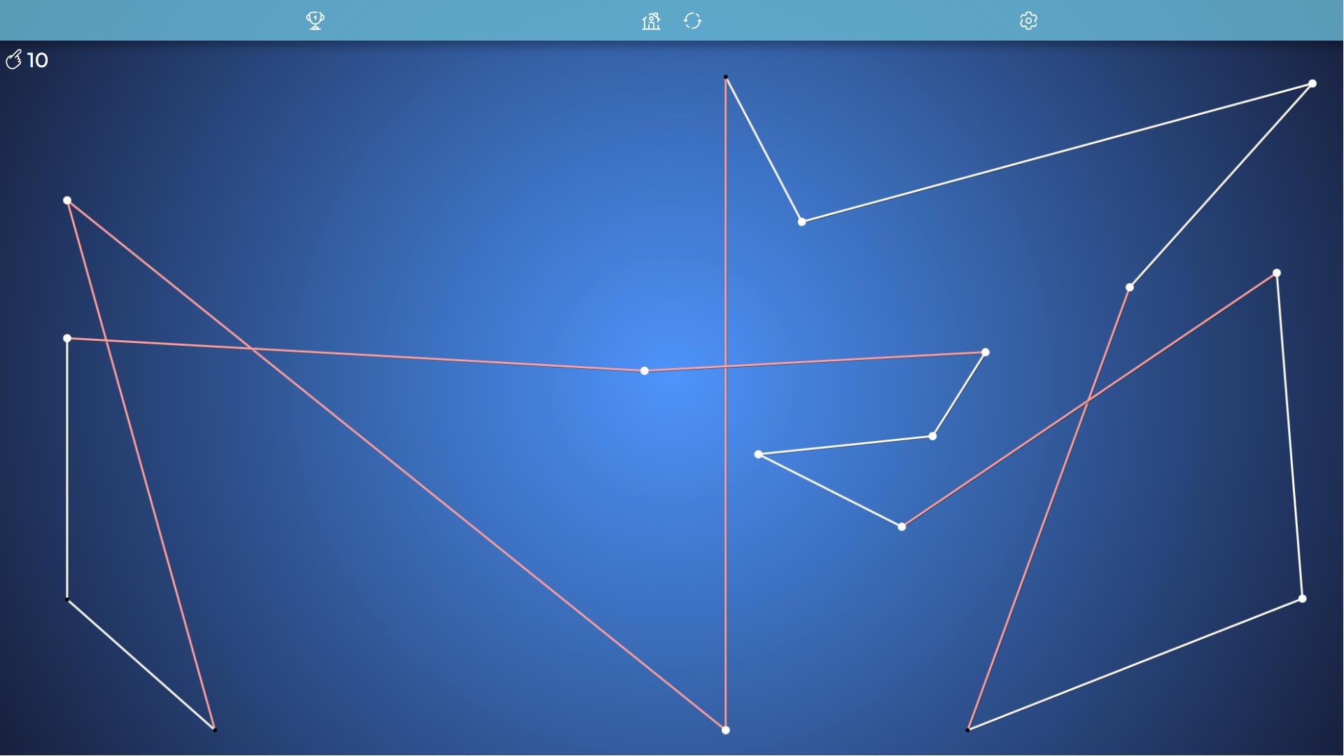 Tangled lines screenshot