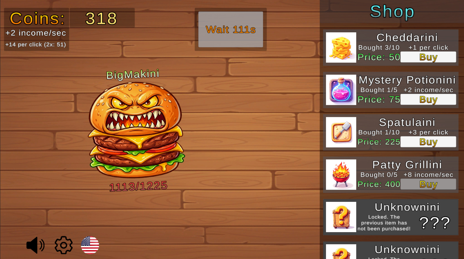 Burgerini: Clicker — screenshot 2