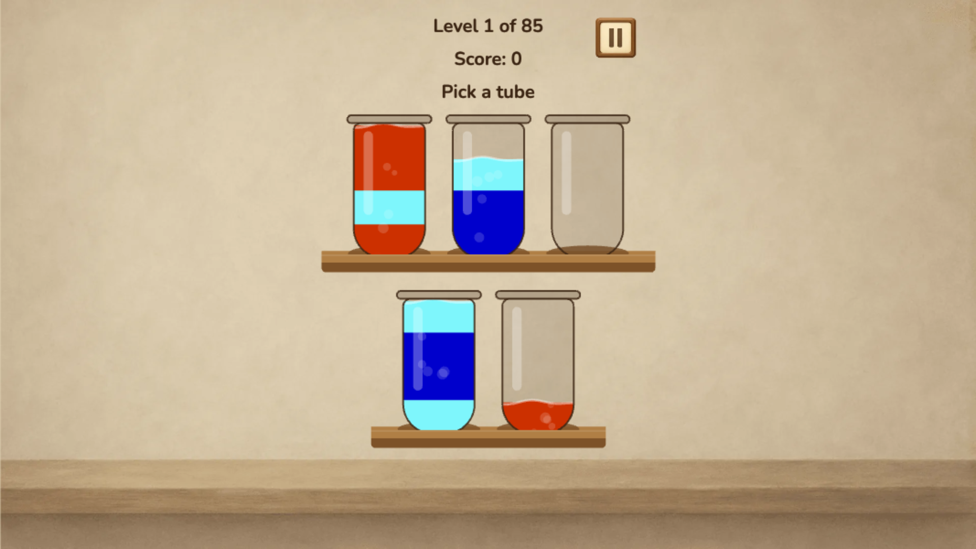 Water Sort: Tubes & High Scores — screenshot 1