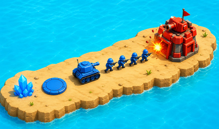 Blue vs Red: Craft and Battle