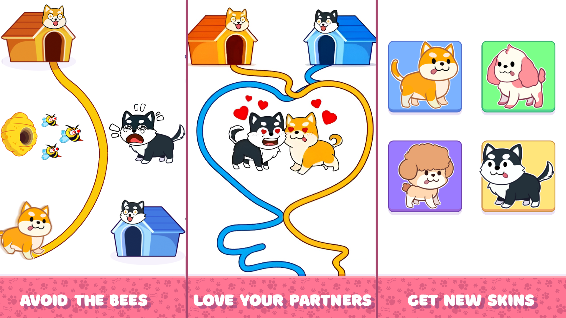 Save the Dog: Draw path to home screenshot