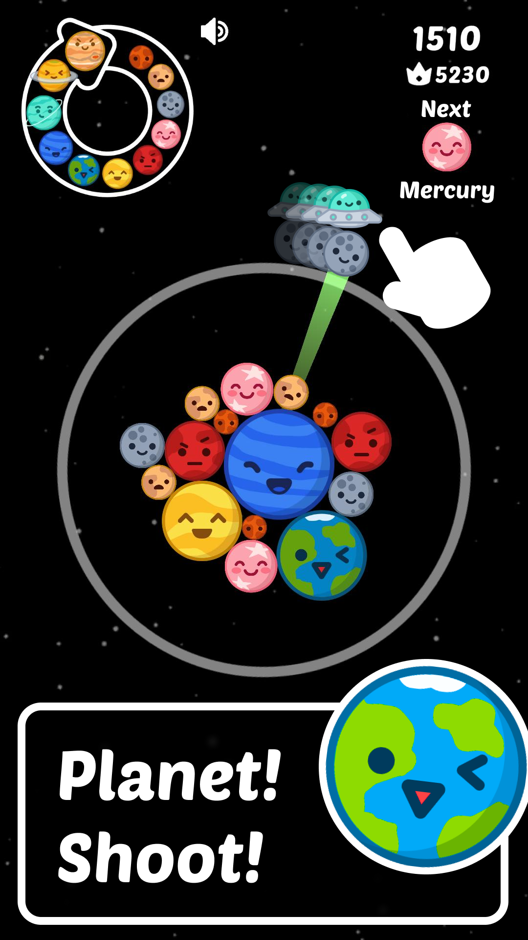 Merge Planets: Suika puzzle screenshot 5