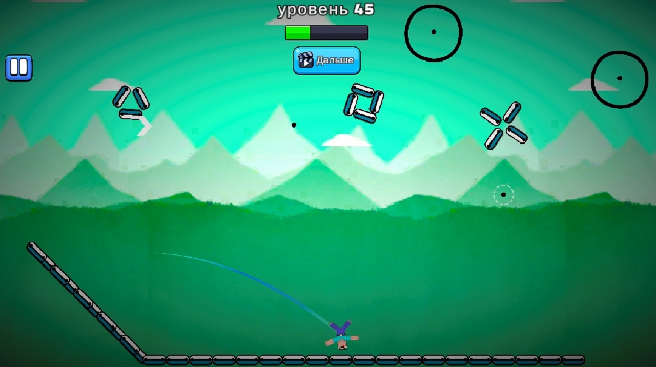 Нубик на веревке — screenshot 4