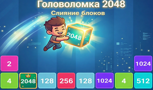 Головоломка 2048: Слияние блоков — trailer