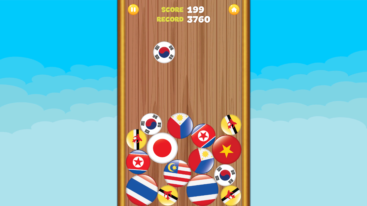 World flags merge screenshot
