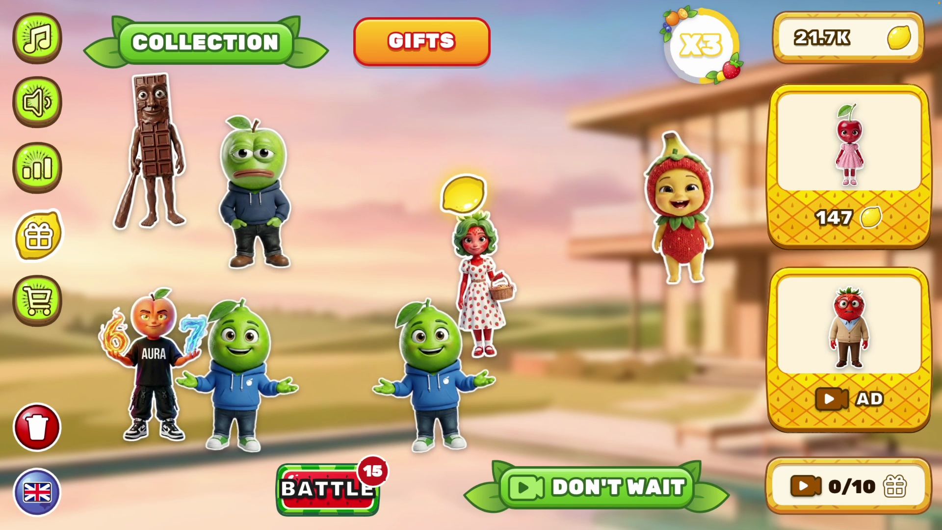 Fruit Island Merge. Evolution and battles — screenshot 6