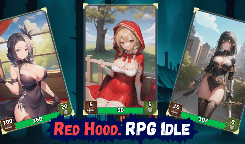 Red Hood. RPG Idle game cover