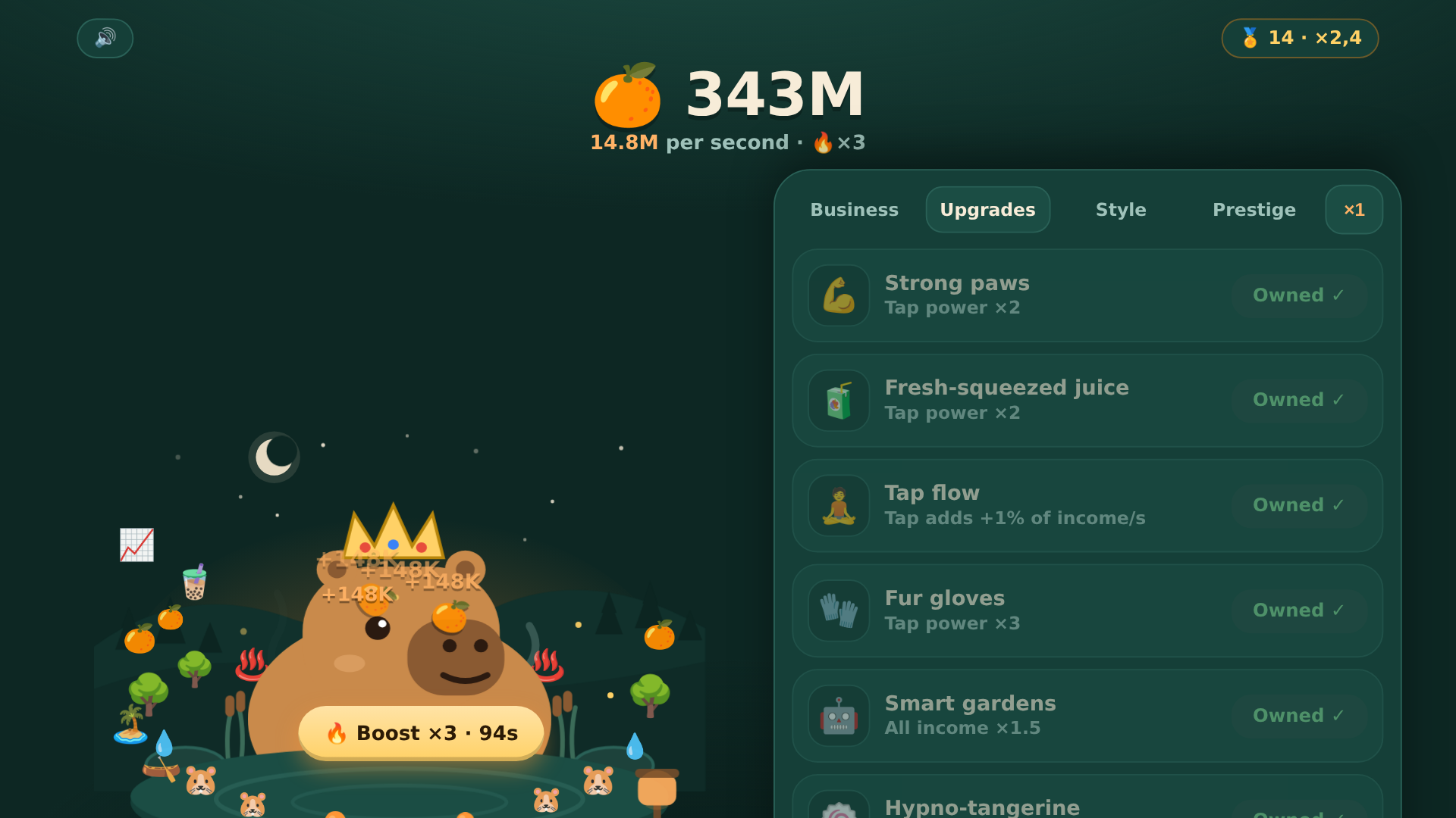 Capybara Tycoon — screenshot 2
