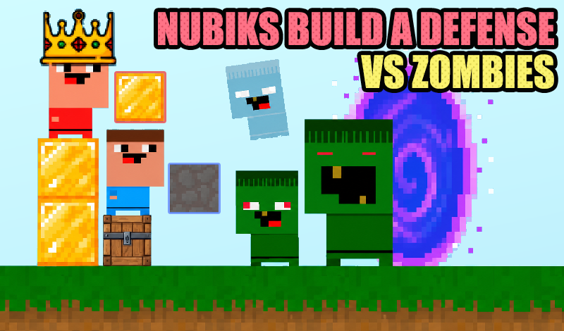 Nubiks build a defense vs zombies game cover