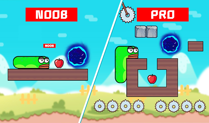 Apple Worm - Snake Puzzle game cover