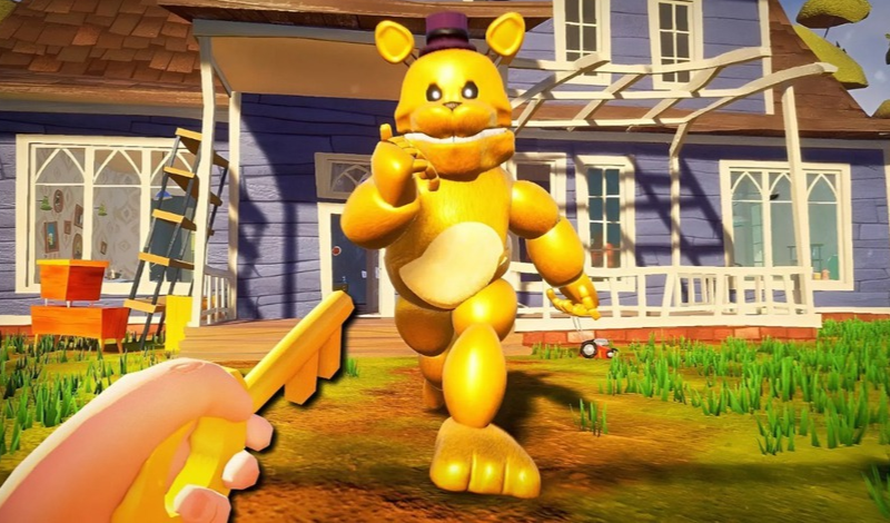 Super Fast Fredbear - Hello Neighbour game cover