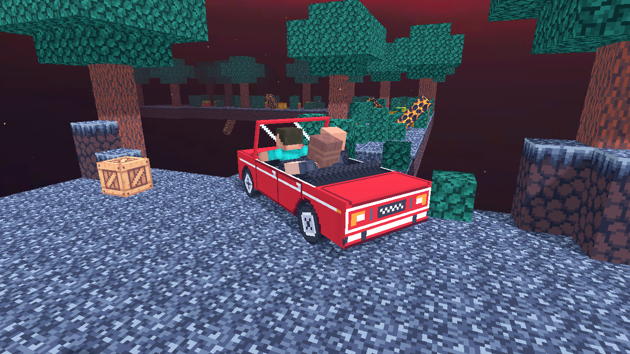 Noob: Obby in a car screenshot