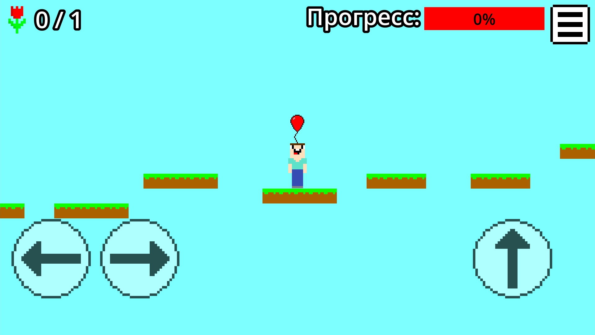 Нубик Паркур 2д - Принеси Цветок — screenshot 9