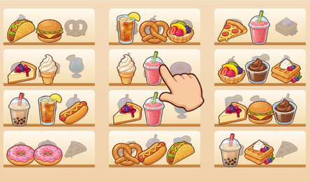 Bakery: shelves