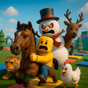 Obby: In the world of Animals