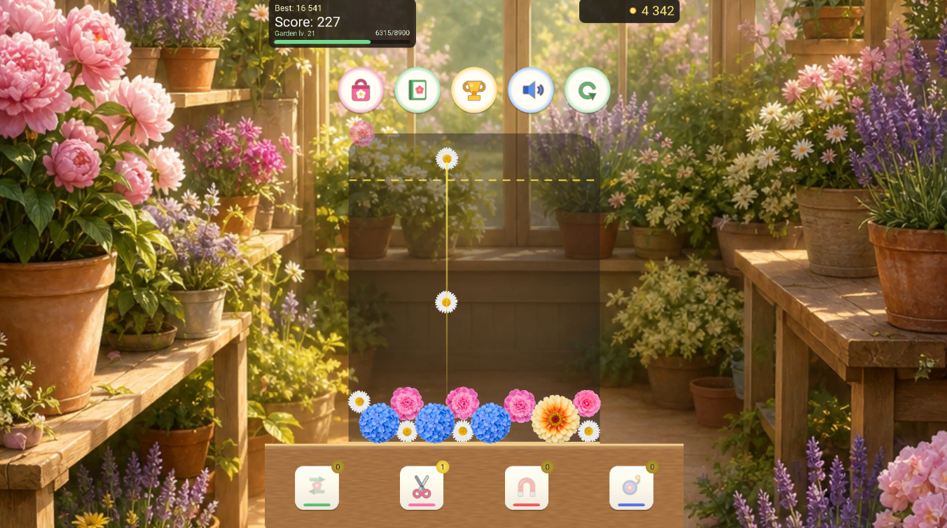 Merge Flowers: My Garden! screenshot 3