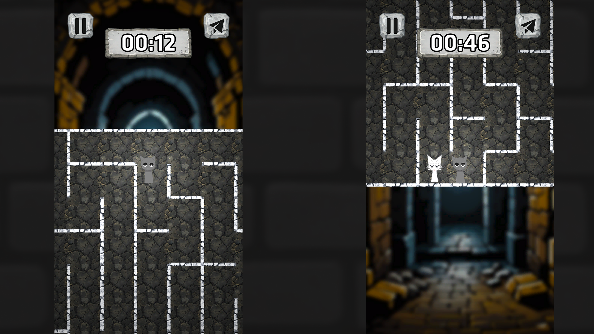 Sprunki: Help Gray find Wenda in the maze! — screenshot 2