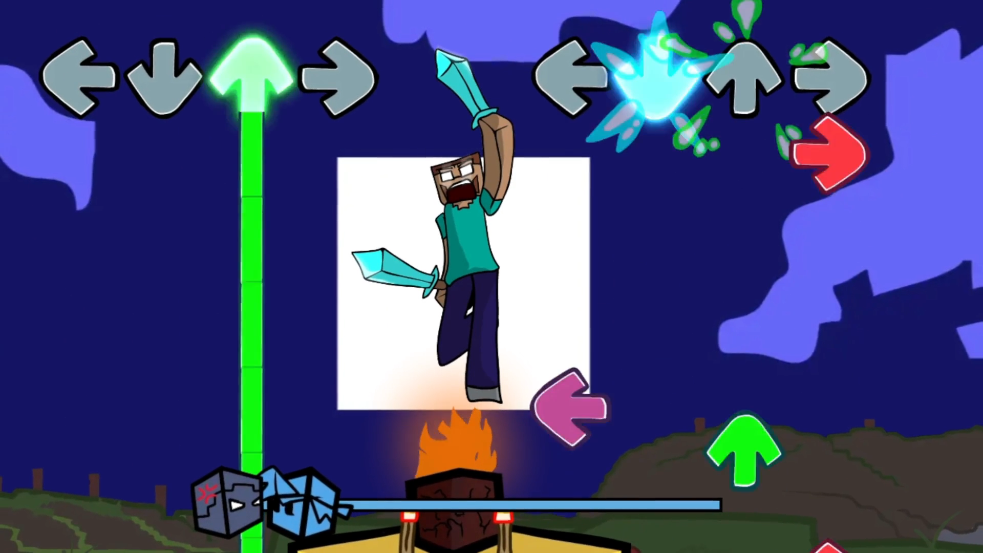 Friday Night Funkin' vs Herobrine Reborn screenshot