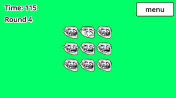 Find the sad trollface