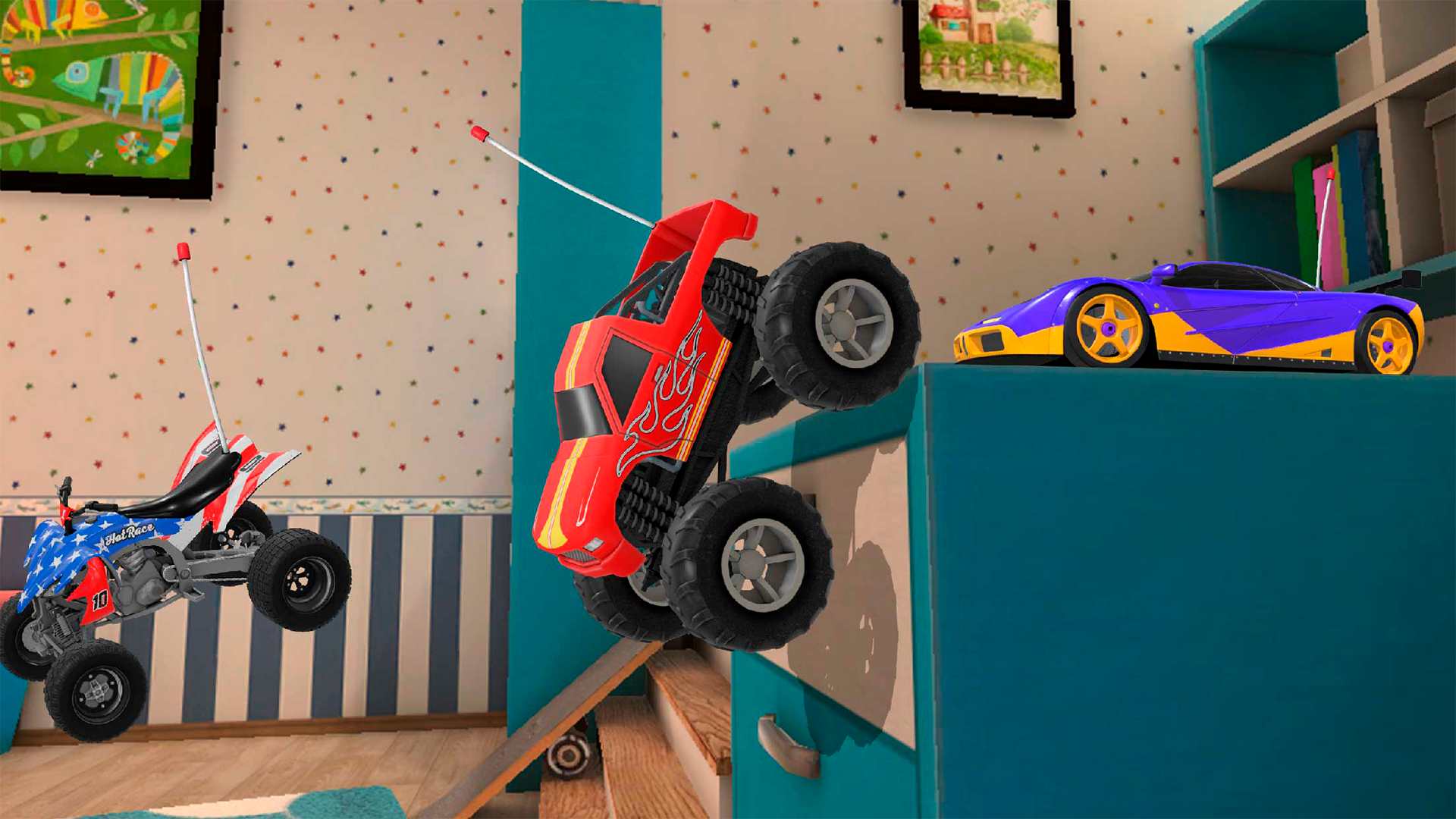 Toy Fast and Furious: Room Racing screenshot