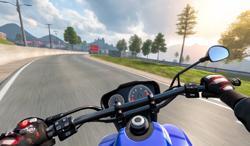 Sports Bikes Race Track game cover