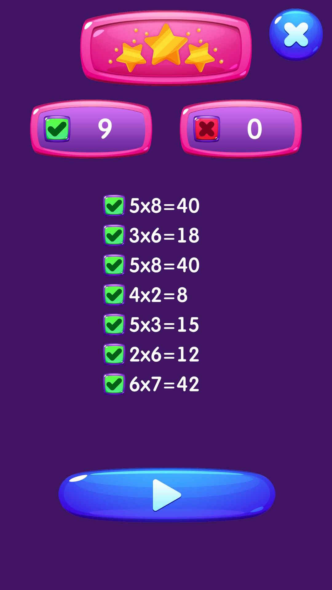 Multiplication Table Math Game screenshot 12