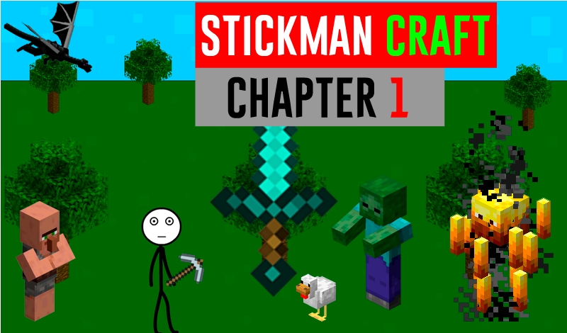 Stickman Craft. Chapter 1 game cover