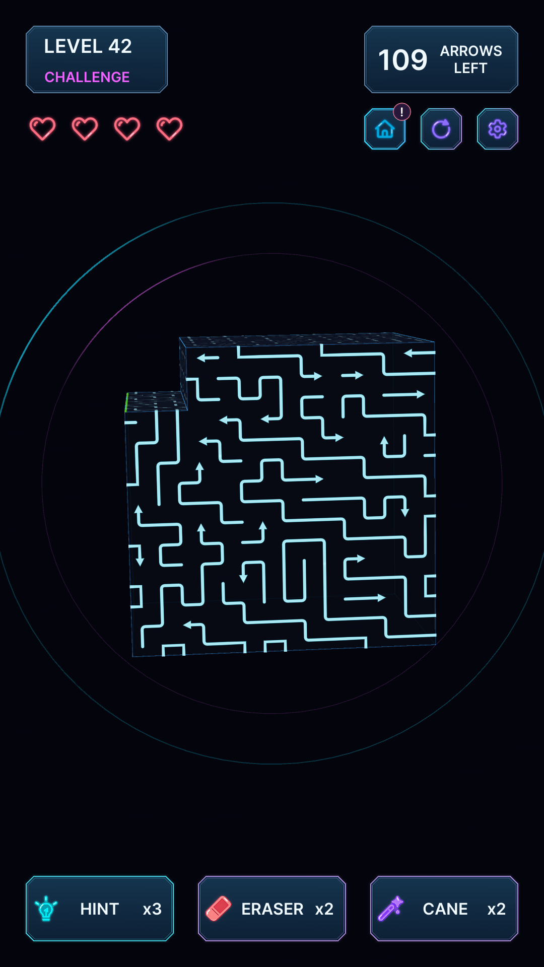 Puzzle Arrows 3D screenshot 4