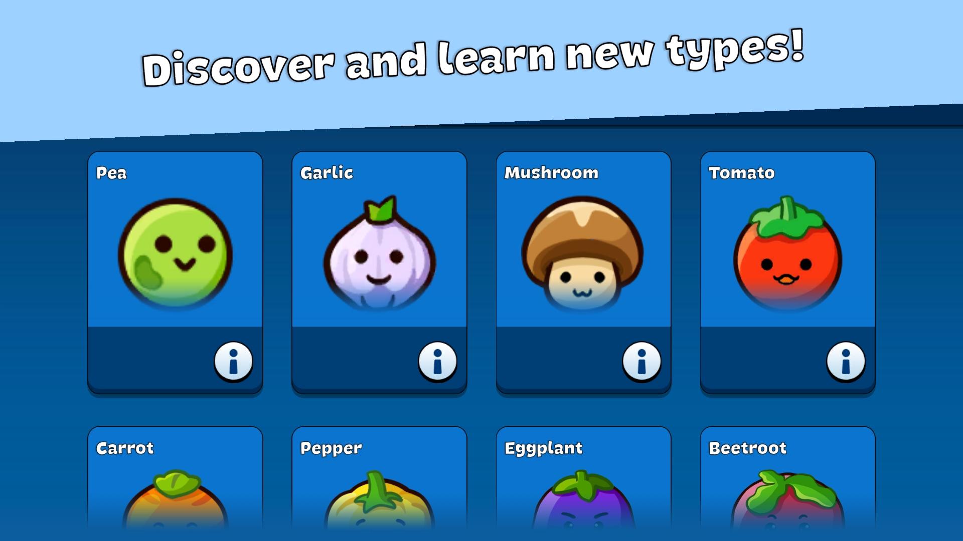Secrets of Vegetables. Match and Learn screenshot