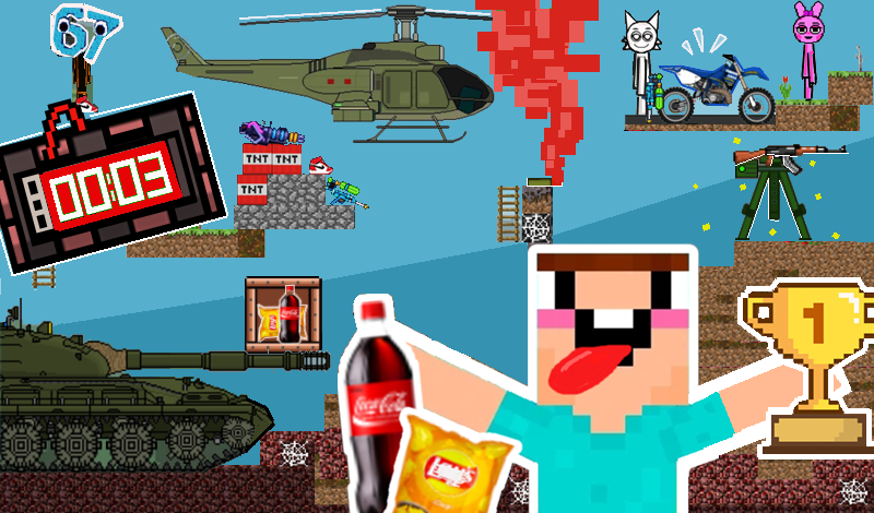 Super playground: noobs, chips and cola! game cover