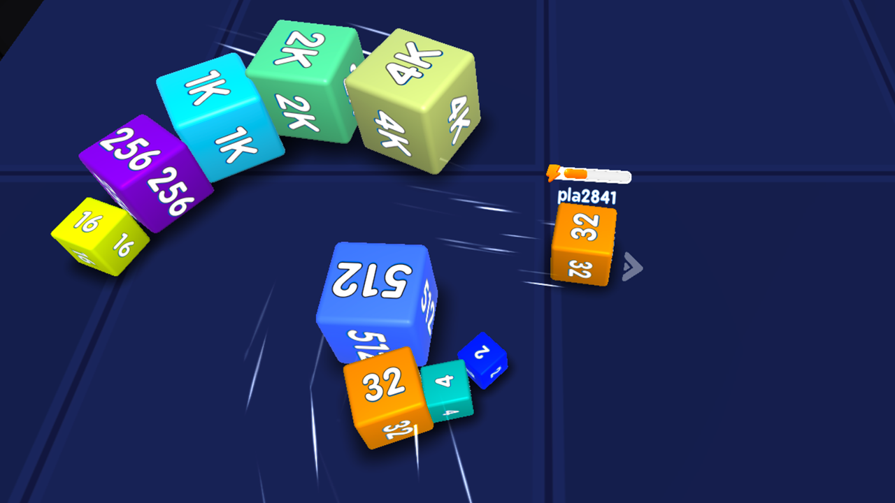 Cube Snake 2048 screenshot