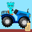 Sprunki Blue Tractor