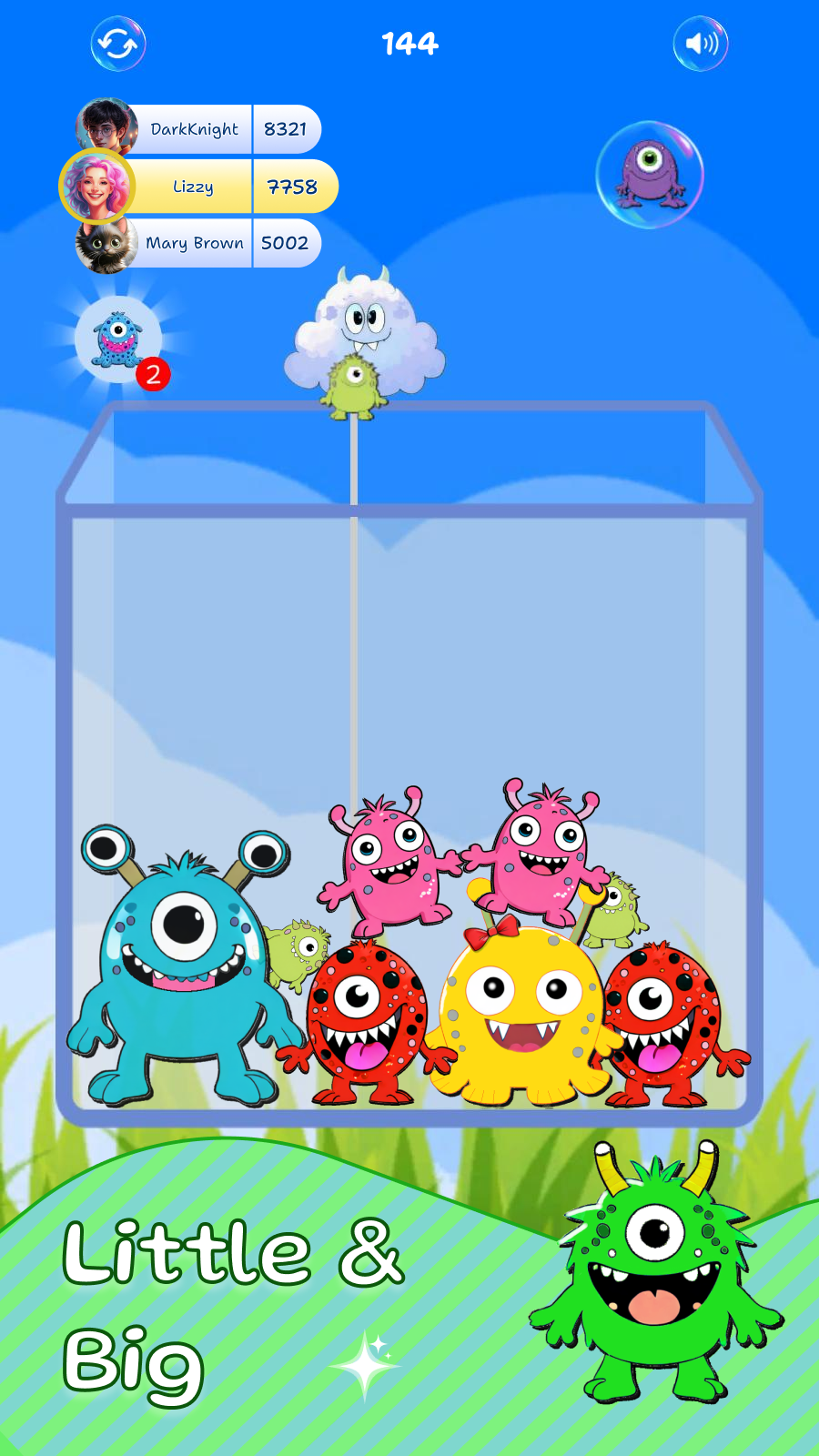 Cute Monsters Merging Game 2048: Merge Original screenshot 9