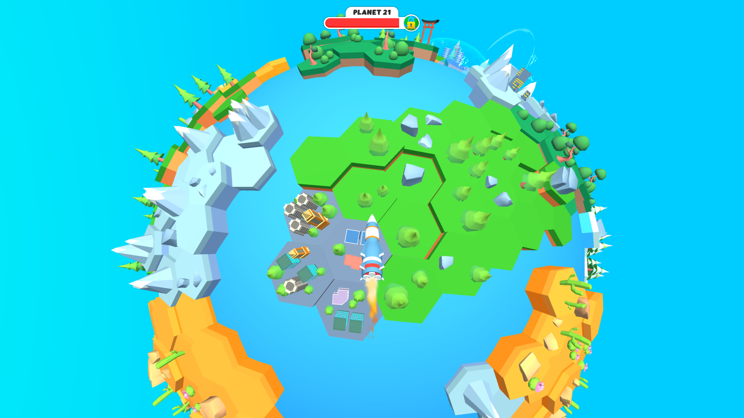 Space Rocket Blow: Destroy Planets and Galaxy 3D screenshot